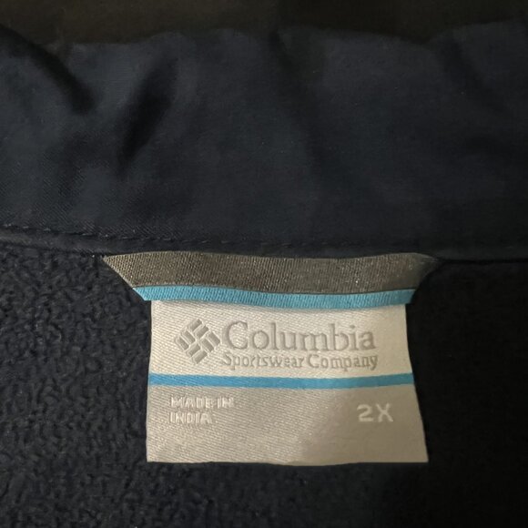 Columbia Ascender Softshell Jacket Black 2 XL Mens Waterproof - Picture 11 of 11